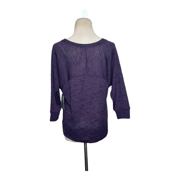 Threads 4 Thought purple short sleeves lightweight sweater size small - Picture 3 of 12